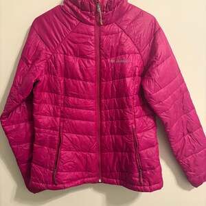 Columbia Women's Pink Omni-Heat TurboDown Puffer Jacket Size Medium